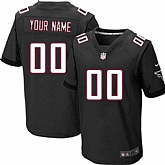 Men Nike Atlanta Falcons Customized Black Team Color Stitched NFL Elite Jersey,baseball caps,new era cap wholesale,wholesale hats